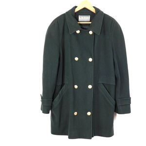 Vintage MACKINTOSH New England COAT 100% Wool Black